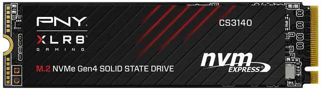 Main image of PNY XLR8 CS3140 M.2 2280 4TB PCI-Express 4.0 x4, NVMe 1.4 3D NAND Internal Solid State Drive (SSD) M280CS3140-4TB-RB