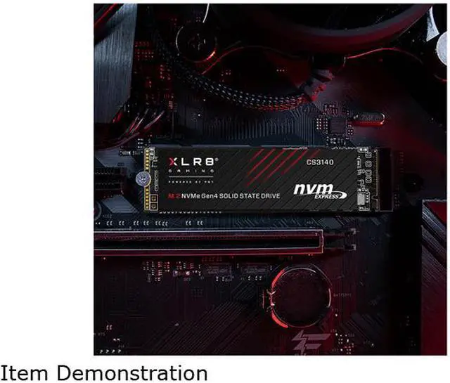 Alt view image 2 of 8 - PNY XLR8 CS3140 M.2 2280 4TB PCI-Express 4.0 x4, NVMe 1.4 3D NAND Internal Solid State Drive (SSD) M280CS3140-4TB-RB