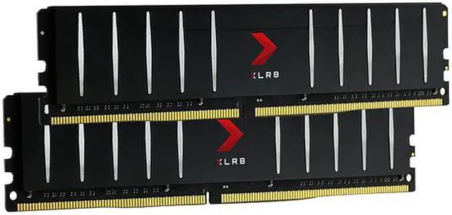 Alt view image 3 of 9 - pny xlr8 gaming 32gb (2x16gb) ddr4 dram 3200mhz (pc4-25600) cl16 1.35v low profile dual channel desktop (dimm) memory kit - md32gk2d4320016lp