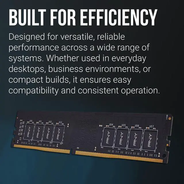 Alt view image 6 of 6 - PNY 8GB 288-Pin PC RAM DDR4 3200 (PC4 25600) Desktop Memory Model MD8GSD43200-TB