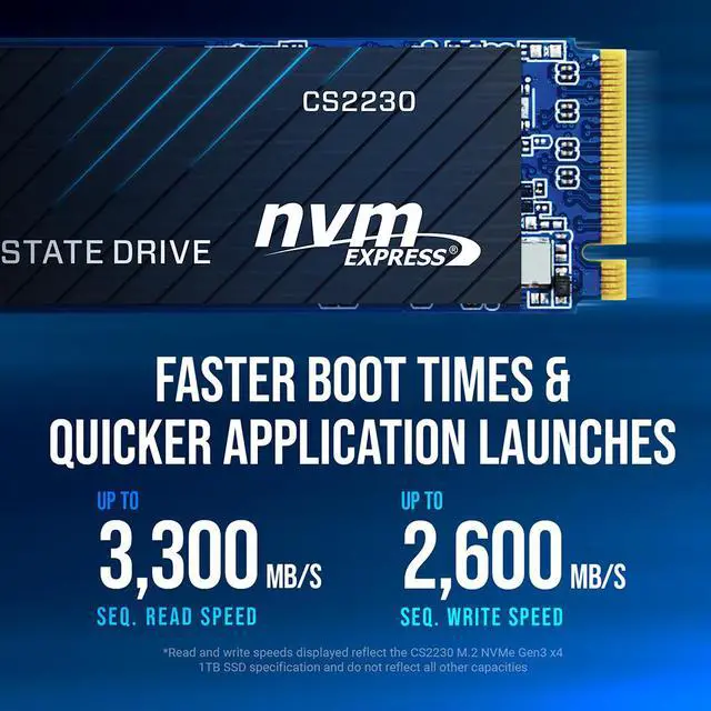 Alt view image 3 of 7 - PNY CS2230 M.2 2280 500GB PCI-Express 3.0 x4 3D NAND Internal Solid State Drive (SSD) M280CS2230-500-RB