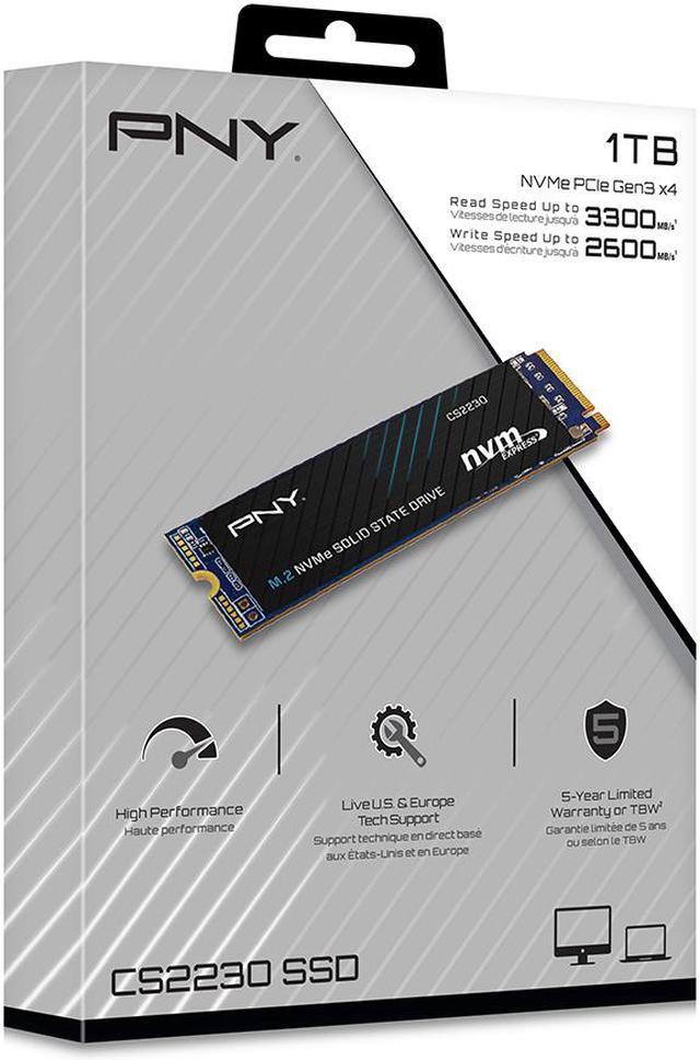 Alt view image 7 of 7 - PNY CS2230 M.2 2280 1TB PCI-Express 3.0 x4 3D NAND Internal Solid State Drive (SSD) M280CS2230-1TB-RB