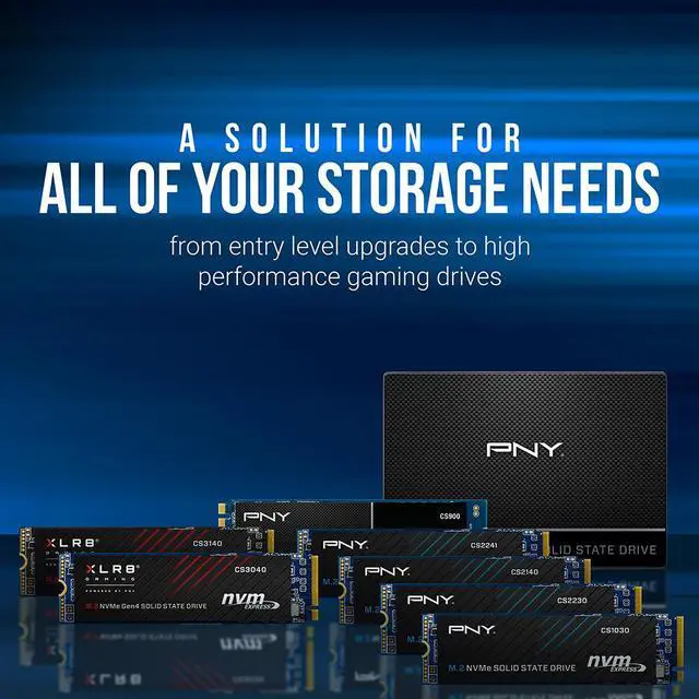 Alt view image 6 of 7 - PNY CS2241 M.2 2280 4TB PCI-Express 4.0 x4 3D NAND Internal Solid State Drive (SSD) M280CS2241-4TB-RB