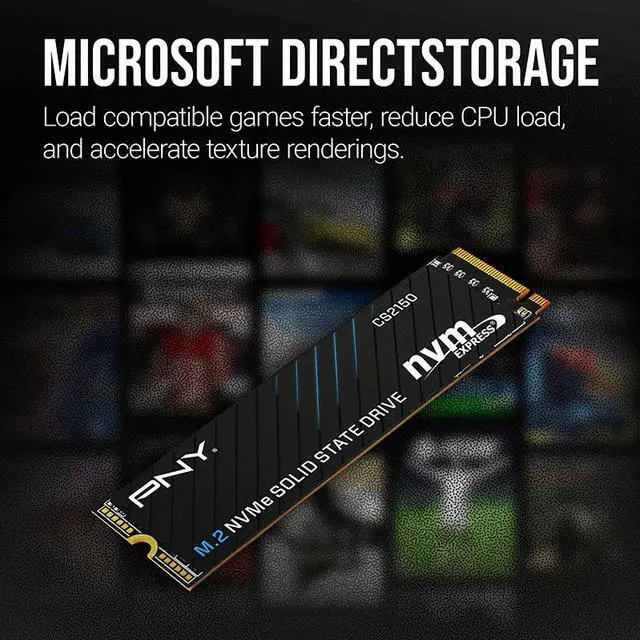 Alt view image 5 of 9 - PNY CS2150 M.2 2280 1TB PCI-Express 5.0 x4 3D NAND Internal Solid State Drive (SSD) M280CS2150-1TB-TB