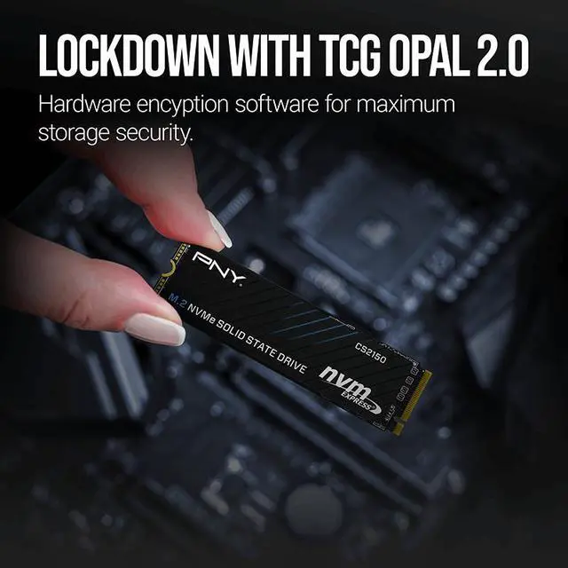 Alt view image 6 of 9 - PNY CS2150 M.2 2280 1TB PCI-Express 5.0 x4 3D NAND Internal Solid State Drive (SSD) M280CS2150-1TB-TB