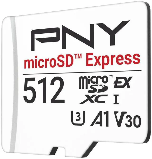 Alt view image 2 of 4 - PNY 512GB MicroSD Express microSDXC Memory Card with Adapter up to 890MB/s P-SDU512P31EXP-GE For NINTENDO SWITCH 2
