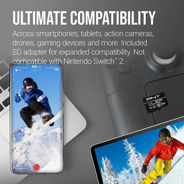 Alt view image 6 of 12 - PNY PRO Elite Prime 1.5TB microSDXC Flash Card Model P-SDU1T5V32200PEP-GE
