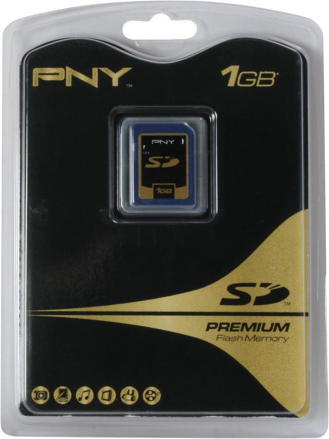 Main image of PNY 1GB Secure Digital (SD) Flash Card Model P-SD1GB-FS