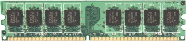 Alt view image 2 of 3 - PNY Optima 1GB DDR2 533 (PC2 4200) Desktop Memory Model MD1024SD2-533