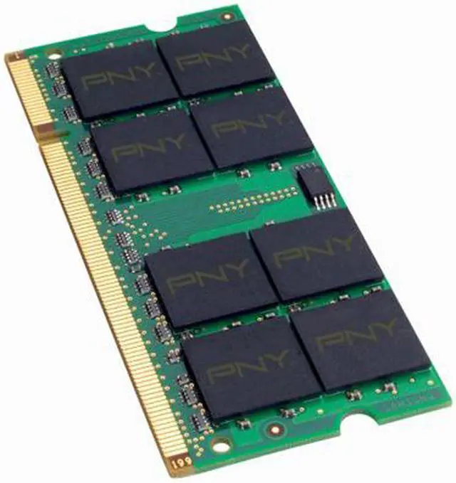 Main image of PNY 1GB 200-Pin DDR2 SO-DIMM DDR2 667 (PC2 5300) Laptop Memory Model MN1024SD2-667