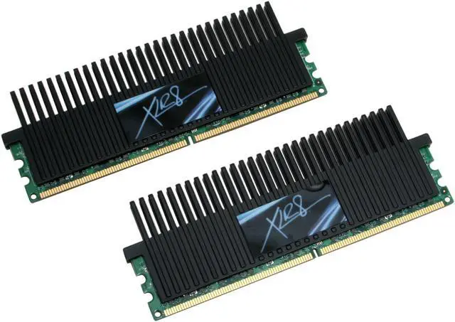 Main image of PNY XLR8 2GB (2 x 1GB) DDR2 800 (PC2 6400) Dual Channel Kit Desktop Memory Model D22GX64XL-4