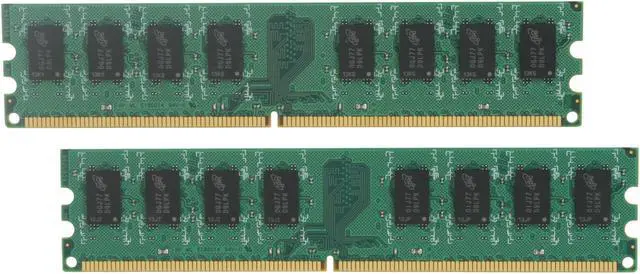 Main image of PNY Optima 4GB (2 x 2GB) DDR2 667 (PC2 5300) Dual Channel Kit Desktop Memory Model MD4096KD2-667