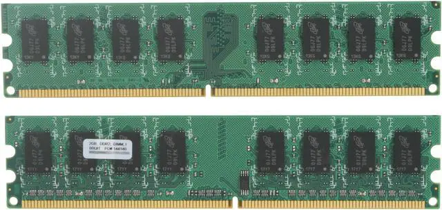 Alt view image 2 of 3 - PNY Optima 4GB (2 x 2GB) DDR2 667 (PC2 5300) Dual Channel Kit Desktop Memory Model MD4096KD2-667