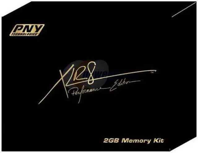 Alt view image 2 of 2 - PNY XLR8 2GB (2 x 1GB) DDR2 1173 (PC2 9384) Dual Channel Kit Desktop Memory Model D22GX93XLP-5