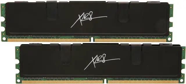 Main image of PNY XLR8 2GB (2 x 1GB) DDR2 800 (PC2 6400) Dual Channel Kit Desktop Memory Model MD2048KD2-800-X4