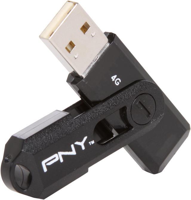 PNY Mini Attaché 4GB USB 2.0 Flash Drive Model P-FD4GB/MINI-EF