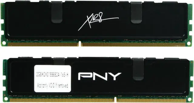 Alt view image 2 of 3 - PNY XLR8 6GB (3 x 2GB) DDR3 1600 (PC3 12800) Desktop Memory Model MD6144KD3-1600-X8
