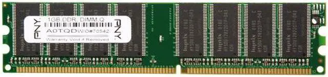 Alt view image 2 of 3 - PNY Optima 1GB DDR 400 (PC 3200) Desktop Memory Model MD1024SD1-400-V2