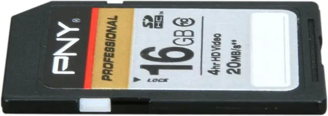 Alt view image 3 of 4 - PNY Professional Series 16GB Secure Digital High-Capacity (SDHC) Flash Card Model P-SDH16G10-GE