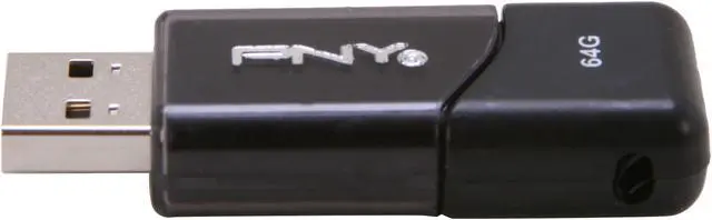 Alt view image 3 of 5 - PNY 64GB USB 2.0 Flash Drive P-FD64GATT03-EF
