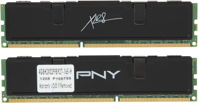Alt view image 2 of 3 - PNY XLR8 8GB (2 x 4GB) DDR3 1866 (PC3 14900) Desktop Memory Model MD8192KD3-1866-X9