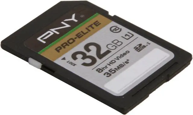 Alt view image 2 of 4 - PNY 32GB Secure Digital High-Capacity (SDHC) Flash Card Model P-SDH32U1-GES3