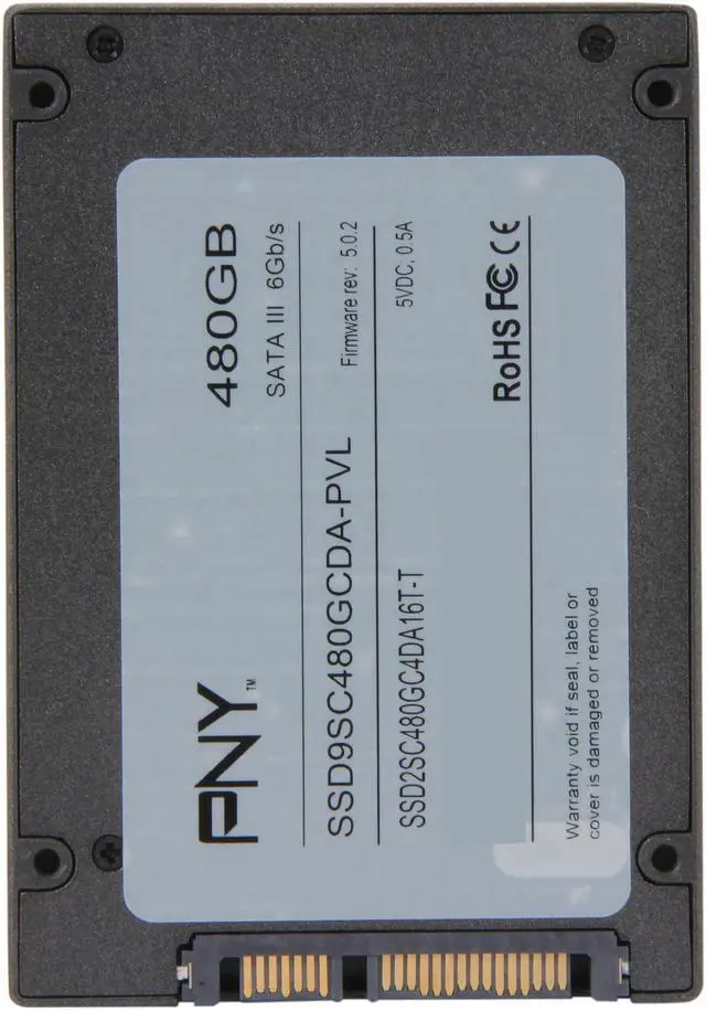 Alt view image 5 of 6 - PNY Prevail 2.5" 480GB SATA III Internal Solid State Drive (SSD) SSD9SC480GCDA-PB
