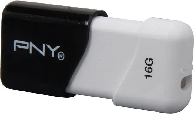 Main image of PNY Compact Attaché 16GB USB 2.0 Flash Drive P-FD16GCOM-GE