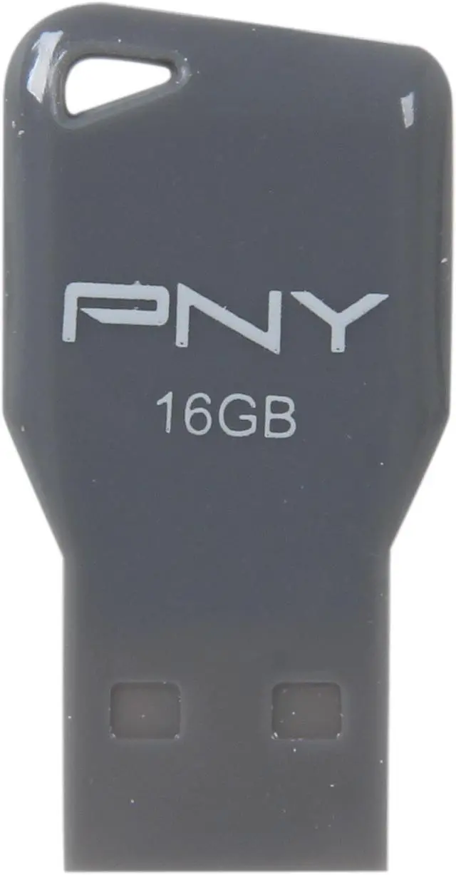 Alt view image 2 of 4 - PNY Key Attaché 16GB USB 2.0 Flash Drive P-FD16GKEYG-GE