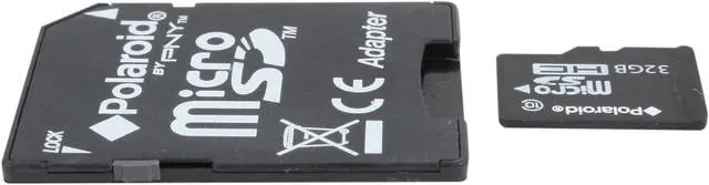 Alt view image 3 of 4 - PNY Polaroid 32GB microSDHC Flash Card Model P-SDU32G10-EFPOL