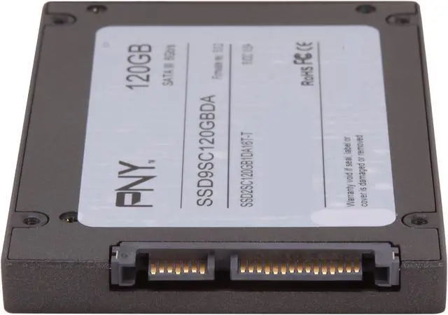 Alt view image 3 of 6 - PNY XLR8 2.5" 120GB SATA III Internal Solid State Drive (SSD) SSD9SC120GMDF-RB