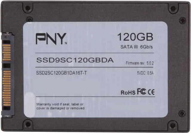 Alt view image 4 of 6 - PNY XLR8 2.5" 120GB SATA III Internal Solid State Drive (SSD) SSD9SC120GMDF-RB