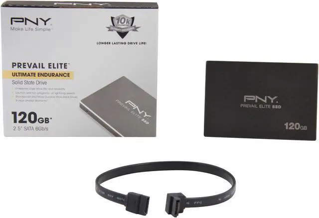 Alt view image 6 of 6 - PNY Prevail Elite 2.5" 120GB SATA III Internal Solid State Drive (SSD) 10K Endurance SSD9SC120GEDA-PB