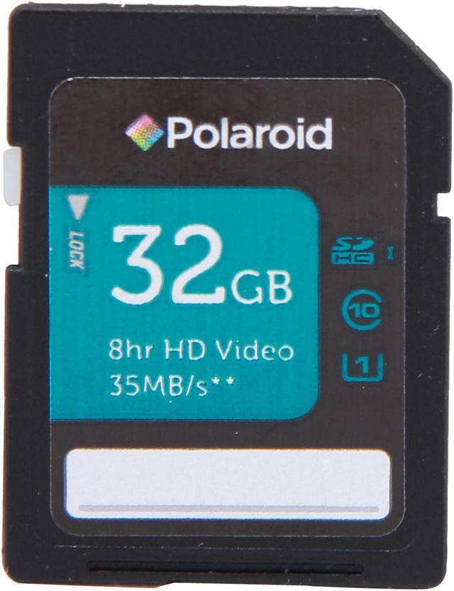Main image of PNY Polaroid 32GB Secure Digital High-Capacity (SDHC) Flash Card Model P-SDH32U1-30-GEPOL
