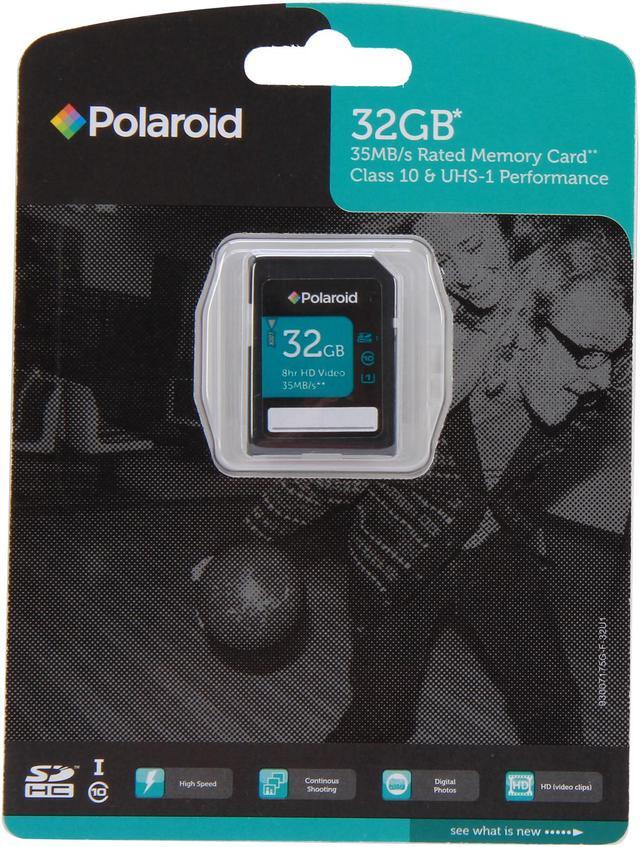 Alt view image 4 of 4 - PNY Polaroid 32GB Secure Digital High-Capacity (SDHC) Flash Card Model P-SDH32U1-30-GEPOL