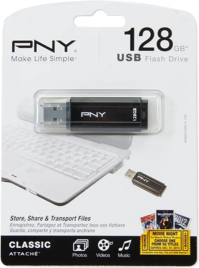 Alt view image 5 of 5 - PNY 128GB 128GB Classic Attache' USB drive 2.0 P-FD128CLCAP-GES3