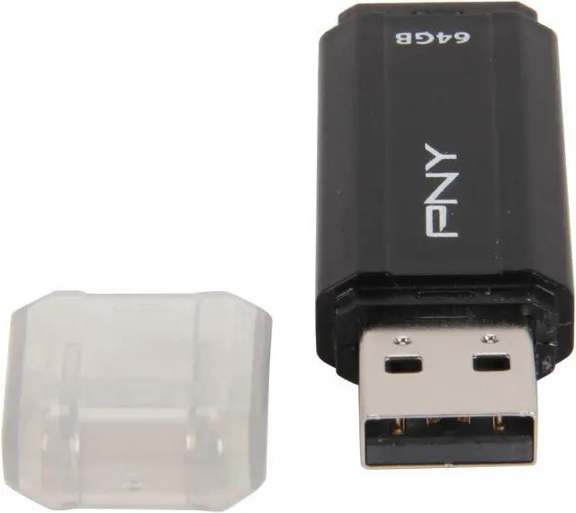 Alt view image 3 of 5 - PNY 64GB Classic Attache USB 2.0 Flash Drive P-FD64GCLCAP-GES3