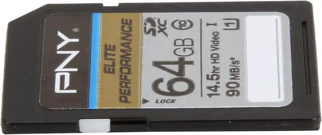 Alt view image 3 of 4 - PNY Elite Performance 64GB Secure Digital Extended Capacity (SDXC) Flash Card Model P-SDX64U1H-GE (EOL please see 20-178-822)