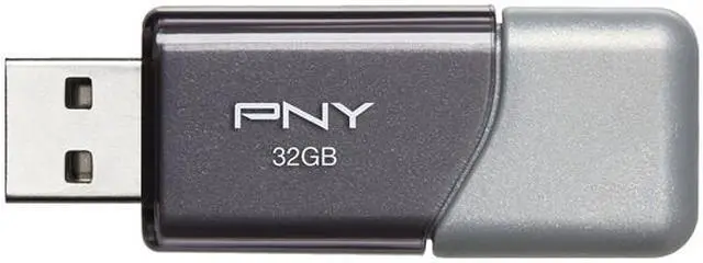 Alt view image 2 of 4 - PNY 32GB Elite Turbo Attache 3 USB 3.0 Flash Drive (P-FD32GTBOP-GE)