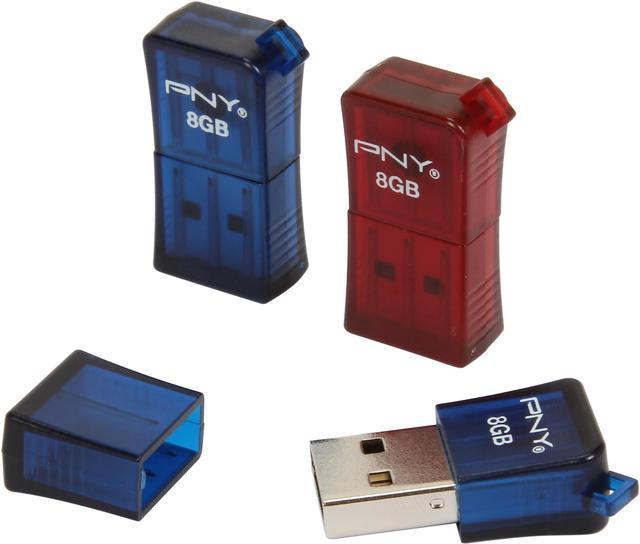 PNY 8GB Micro Sleek USB 2.0 Flash Drive 