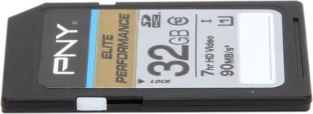 Alt view image 2 of 4 - PNY Elite Performance 32GB Secure Digital High-Capacity (SDHC) Flash Card Model P-SDH32U1H-GE