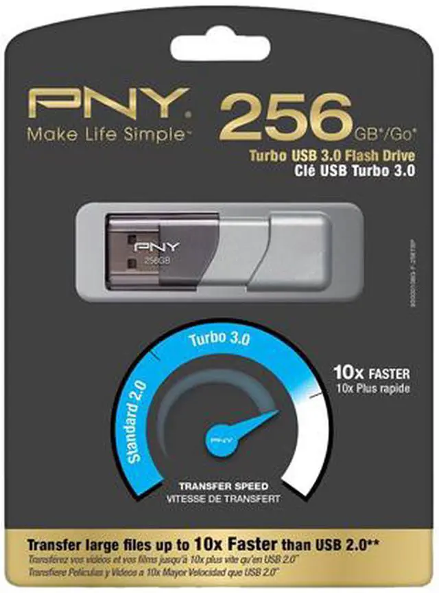 Alt view image 4 of 4 - PNY 256GB Turbo USB 3.0 Flash Drive (P-FD256TBOP-GE)