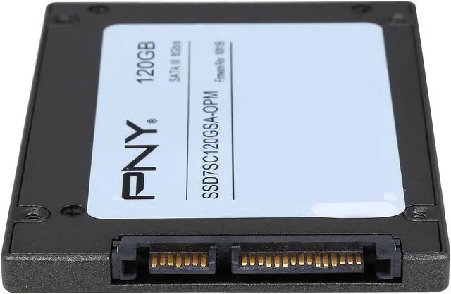 Alt view image 4 of 5 - PNY SSD7SC120GOPT-RB 2.5" 120GB ATA 6Gb/s (SATA III) NAND Internal / External Solid State Drive (SSD)