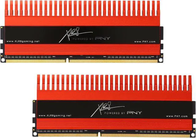 Main image of PNY 8GB (2 x 4GB) DDR3 2133 (PC3 17000) Desktop Memory Model MD8192KD3-2133-R-X10-Z