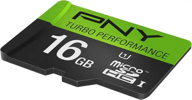 Alt view image 3 of 4 - PNY 16GB Turbo microSDHC UHS-I/U1 Class 10 Memory Card without Adapter, Speed Up to 90MB/s (P-SDU16GU190G-GE)