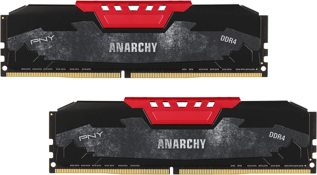 Main image of PNY Anarchy 16GB (2 x 8GB) DDR4 2400 (PC4 19200) Desktop Memory Model MD16GK2D4240015AR
