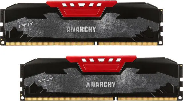 Main image of PNY Anarchy 8GB (2 x 4GB) DDR3 1600 (PC3 12800) Desktop Memory Model MD8GK2D316009AR-Z