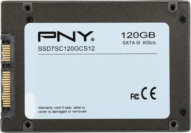 Alt view image 5 of 5 - PNY CS1211 2.5" 120GB SATA III MLC Internal Solid State Drive (SSD) SSD7CS1211-120-RB