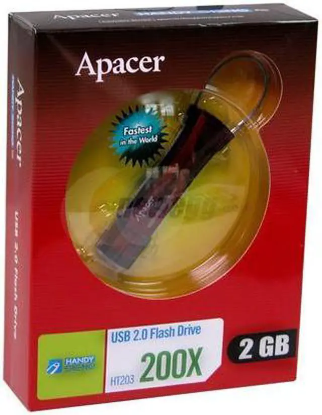 Alt view image 2 of 3 - Apacer Handy Steno HT203 2GB Flash Drive (USB2.0 Portable) AP-HHR2009D2/G