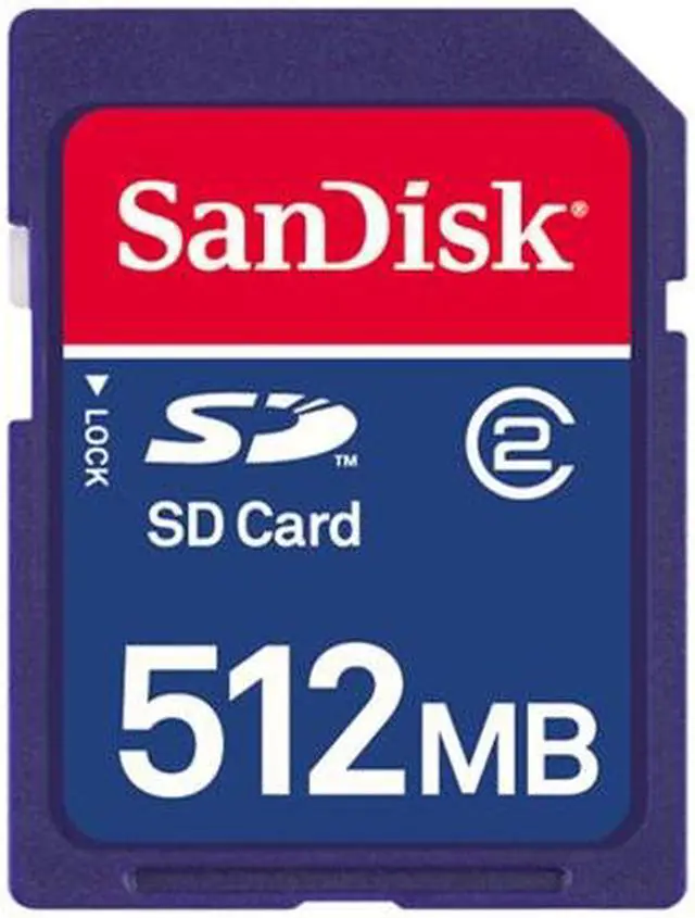 Main image of SanDisk 512MB Secure Digital (SD) Flash Card Model SDSDB-512-A10